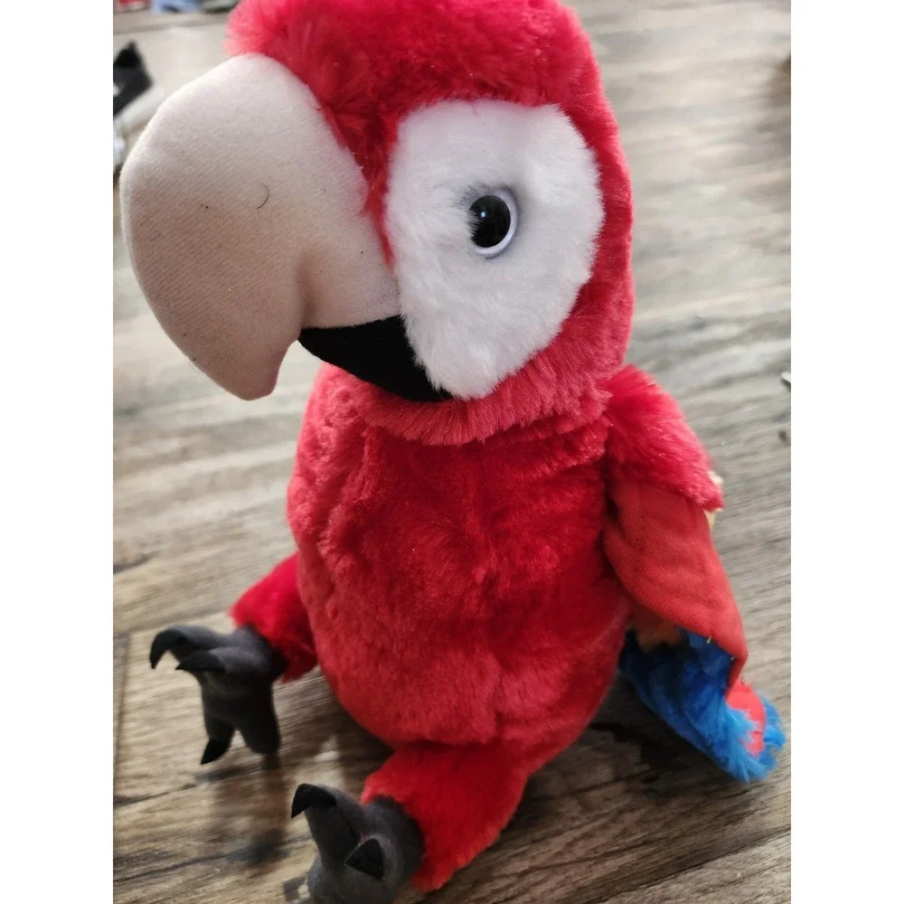 Scarlet Macaw Parrot Bird Red soft plush toy 12 Inch Wild Republic Rain Forest